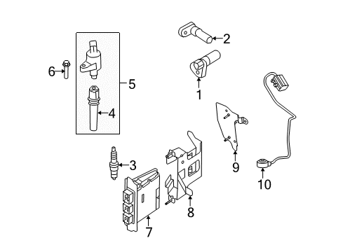 2008 Ford E-350 Super Duty Powertrain Control ECM Diagram for 7C2Z-12A650-AMD