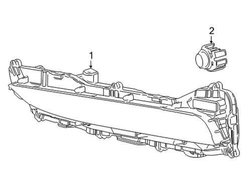 2021 Toyota Mirai Signal Lamps Signal Lamp Diagram for 81520-62040