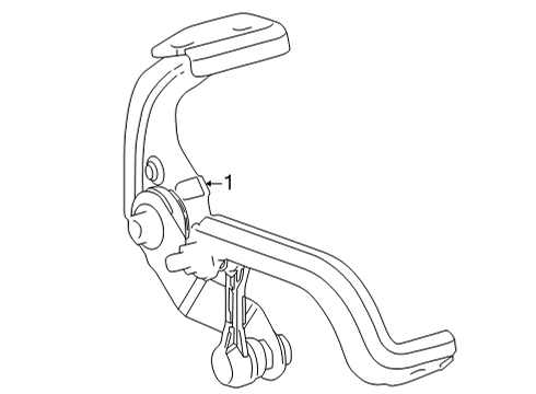 2019 Toyota Mirai Ride Control Height Sensor Diagram for 89407-62010