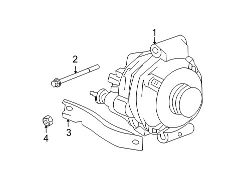 2010 Dodge Charger Alternator ALTERNATR-Engine Diagram for 4896803AC