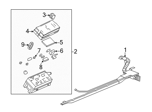 1999 Cadillac Seville Air Conditioner Circuit Breaker Diagram for 12077863