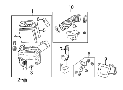 Diagram for 2007 Nissan 350Z Filters 
