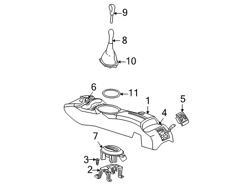 2001 Chrysler PT Cruiser Rear Door Boot-GEARSHIFT Diagram for TM131L8AA