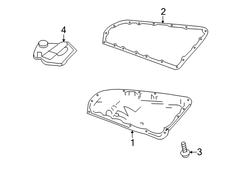 2015 Jeep Patriot Automatic Transmission Filter-Transmission Oil Diagram for 68192984AA