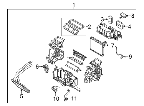 2016 Scion iA Switches & Sensors Drain Hose Diagram for 88539-WB001