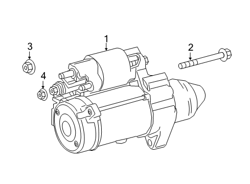 2017 Infiniti Q60 Starter Motor Assy-Starter Diagram for 23300-HG00E