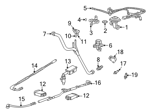 2005 Mercury Mountaineer Powertrain Control ECM Diagram for 5U7Z-12A650-GKARM