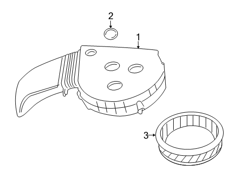 2009 Dodge Durango Air Intake Panel-Access Diagram for 68056351AA