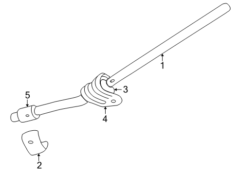 1997 Dodge Dakota Stabilizer Bar & Components - Front BUSHING-SWAY ELIMINATOR Diagram for 52106114AB
