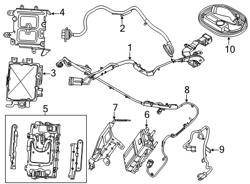 2021 Lincoln Aviator Wiring Harness Connector Wire Diagram for L1MZ-14A411-E