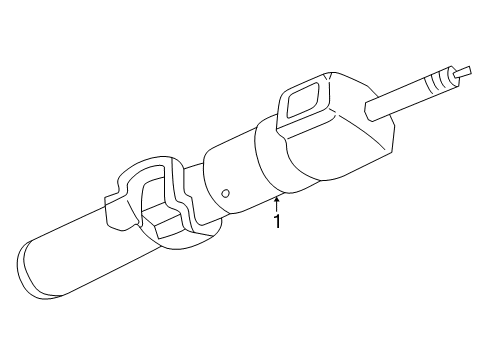 1997 Chevrolet K2500 Steering Column, Steering Wheel & Trim Column Asm, Steering Diagram for 26061793