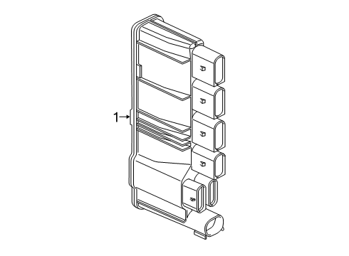 2020 Toyota GR Supra Electrical Components Control Module Diagram for 82641-WAA01