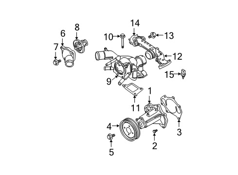 2006 Nissan Armada Powertrain Control Engine Control Module Computer Diagram for 23710-ZH41A