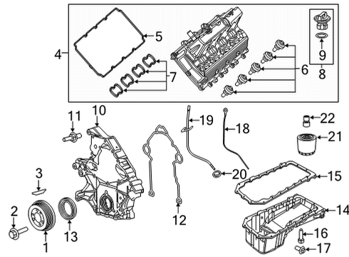 2021 Ram 1500 Filters Indicator-Engine Oil Level Diagram for 53011385AC