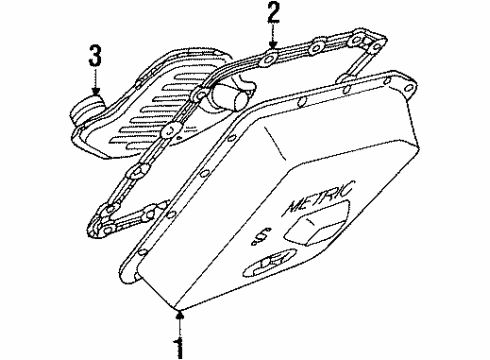 2000 Mercury Mountaineer Transmission Temperature Sensor Diagram for F1DZ-7H141-A