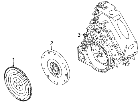 2010 Mercury Milan Automatic Transmission Clutch Diagram for 9E5Z-7550-A