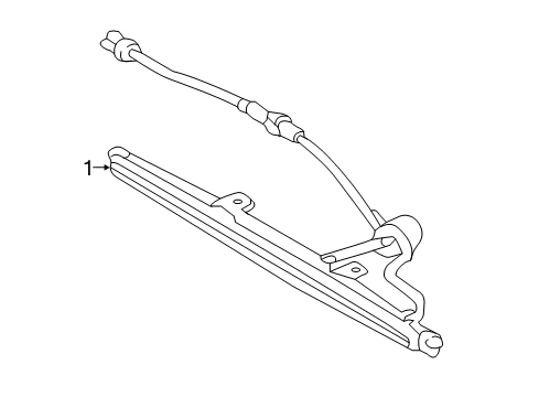 2016 Hyundai Veloster High Mount Lamps Lamp Assembly-High Mounted Stop Diagram for 92700-2V500