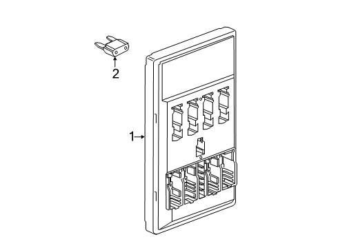 2022 Toyota GR Supra Electrical Components Fuse Diagram for 90118-WA361