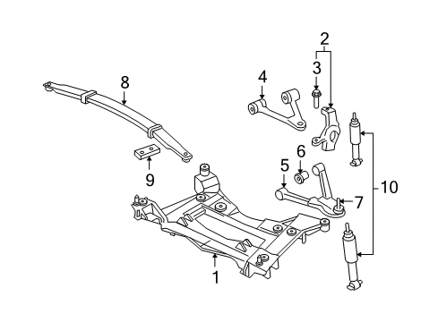 2010 Chevrolet Corvette Front Suspension, Lower Control Arm, Upper Control Arm, Ride Control, Stabilizer Bar, Suspension Components Lower Control Arm Diagram for 20799885