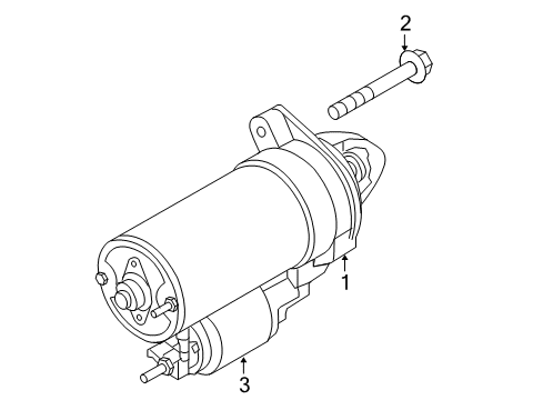 2015 BMW M4 Starter Starter Diagram for 12417631558