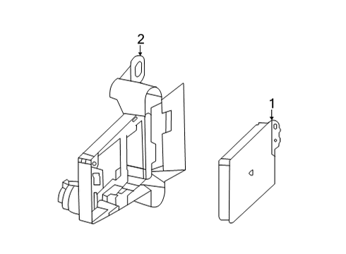 2021 Honda Insight Electrical Components - Rear Bumper RADAR SUB-ASSY-, L Diagram for 36936-TXM-A01