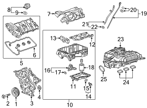 2016 Cadillac CT6 Senders Fuel Gauge Sending Unit Diagram for 13539591