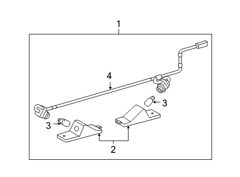 2004 Scion xB Bulbs License Lamp Diagram for 81270-52100