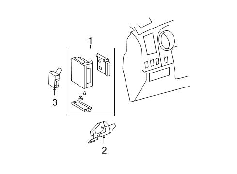 2008 Toyota Tundra Flashers Junction Block Diagram for 82730-0C081