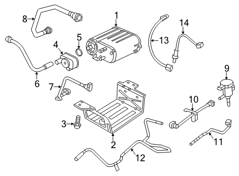 2018 Jeep Wrangler JK Powertrain Control Engine Controller Module Diagram for 68259136AB