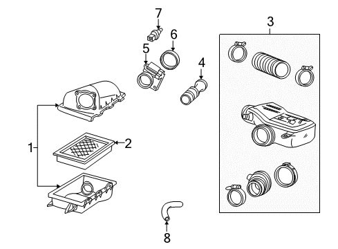 2004 Ford Crown Victoria Automatic Temperature Controls In-Car Sensor Diagram for F8AZ-19C734-AA