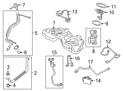 2012 BMW 750i Fuel Injection Repair Kit, Flange Cover Diagram for 16127331438