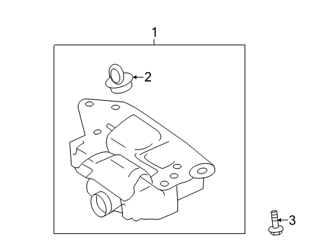 2011 Toyota Prius Electrical Components Clip, Outside MOULDING Diagram for 75396-28090