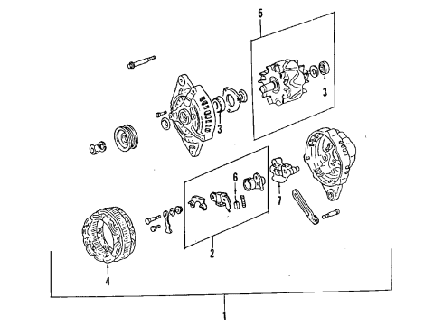 2010 Hyundai Sonata Alternator Regulator Assembly-Generator Diagram for 37370-2G100