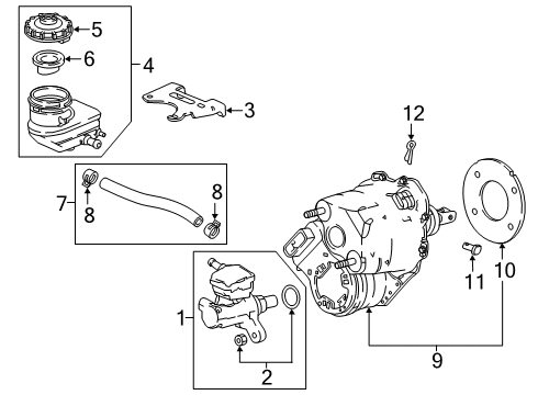 2021 Honda Accord Hydraulic System Filter Diagram for 46666-SDC-A01