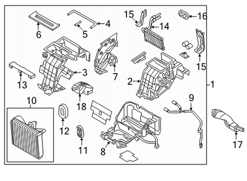 2021 Genesis GV80 Auxiliary Heater & A/C Transistor-Field Eff Diagram for 97235F6000