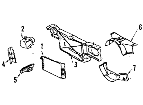 2017 Ford F-250 Super Duty Engine Parts, Mounts, Cylinder Head & Valves, Camshaft & Timing, Variable Valve Timing, Oil Cooler, Oil Pan, Oil Pump, Crankshaft & Bearings, Pistons, Rings & Bearings Transmission Mount Diagram for HC3Z-6068-C