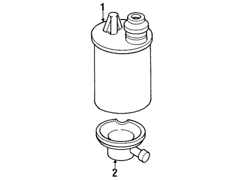 1992 Nissan Sentra Emission Components Valve Assy-Control Diagram for 11810-79E02