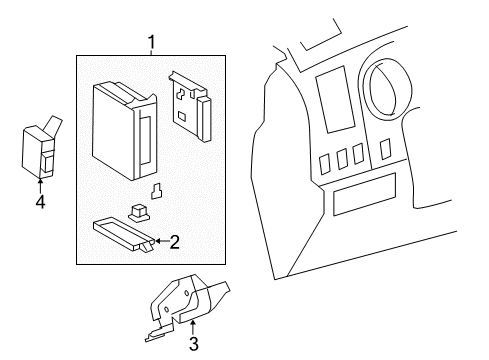 2016 Toyota Tundra Flashers Junction Block Diagram for 82730-0C243