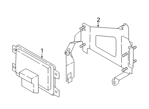 2017 Infiniti Q60 Electrical Components Module Assy-Idle Stop Control Diagram for 237E0-5CA0D