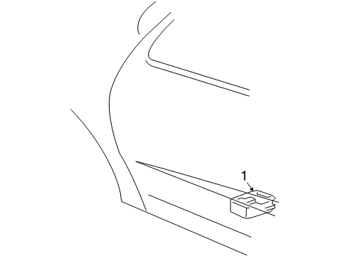 1995 Chevrolet Cavalier Flashers Flasher, Turn Signal Lamp Diagram for 10041074