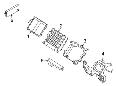 2022 Ford E-350 Super Duty Fuse & Relay Fuse Holder Diagram for LC2Z-14A068-B