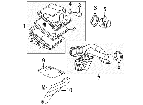 2002 Chevrolet Silverado 2500 HD Powertrain Control Sensor Asm, Camshaft Position <Use 12F 3600A> Diagram for 25366551