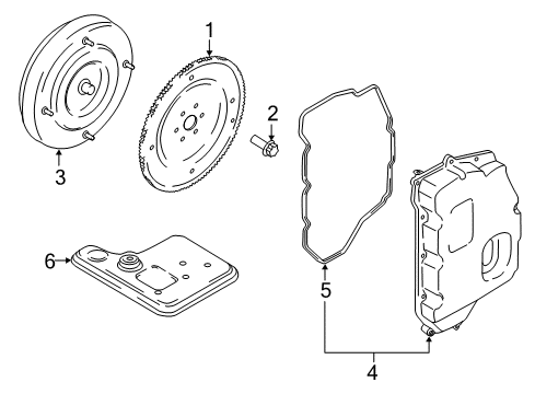 2016 Ford Transit Connect Automatic Transmission Transaxle Diagram for DV6Z-7000-GRM