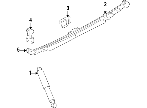 2016 Ram 3500 Rear Suspension ABSORBER Pkg-Suspension Diagram for 68191251AC