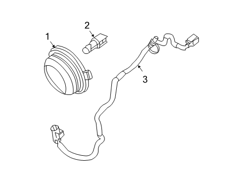 2012 Jeep Wrangler Bulbs Lamp-Side Marker Diagram for 55078144AA