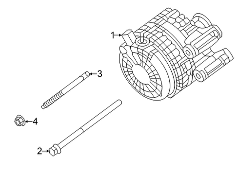 2020 Jeep Wrangler Alternator Nut-Hex FLANGE Lock Diagram for 6512851AA