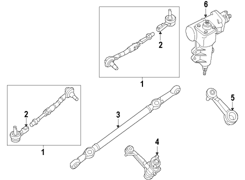 2021 Nissan NV1500 P/S Pump & Hoses, Steering Gear & Linkage Hose-Power Steering Oil Cooler Inlet Diagram for 49725-1PD0B