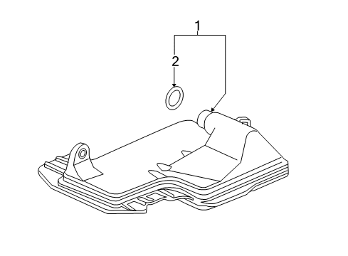 2017 Honda Pilot Automatic Transmission O-Ring (21.8X1.9) Diagram for 91308-5LJ-003