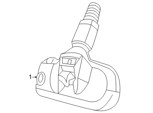 2011 Dodge Journey Tire Pressure Monitoring Module-Tire Pressure Monitoring Diagram for 56029542AD