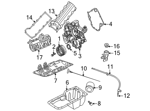 2002 Jeep Grand Cherokee Filters Indicator-Engine Oil Level Diagram for 53020859AC